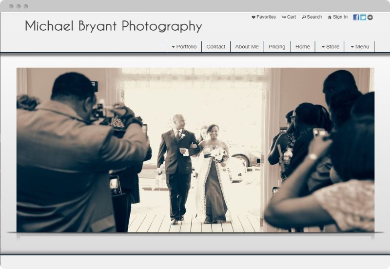 Redframe Photography Websites Client Example - Micheal Bryant Photography