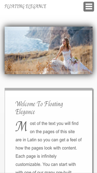 Redframe Floating Elegance phone screen