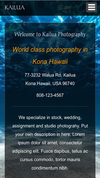 Redframe Kailua phone screen